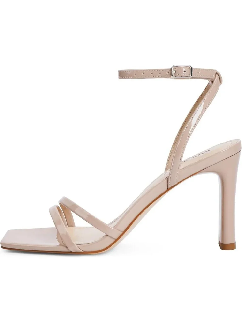 Chic Women's Chunky High Heel Sandals - Open Toe, Strappy Ankle Design